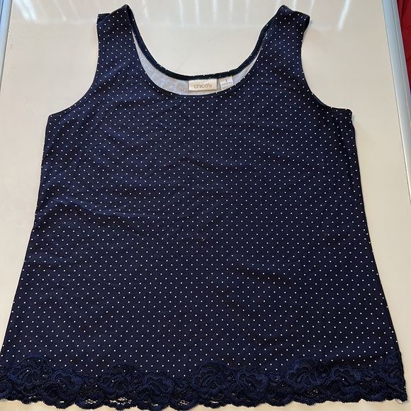 Women’s chicos Size 1 tank top EUC - Picture 3 of 3